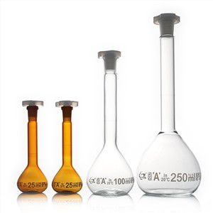 A级透明或琥珀色玻璃容量瓶